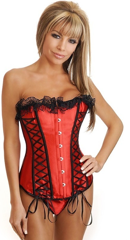 Red Satin Corset